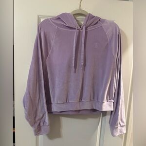 Victoria’s Secret Velour Purple Hoodie